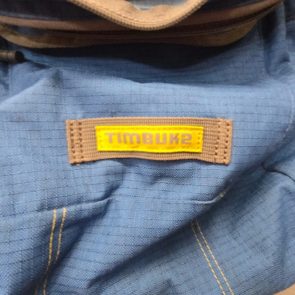 Timbuk2 Laptop Backpack Blue Ripstop Travel Commuter Bag with‎ Bottle Opener